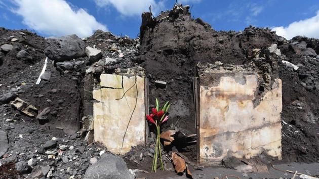 A view of a destroyed house at the village of San Miguel Los Lotes in Escuintla Department, about 35 km southwest of Guatemala City a year after the Fuego Volcano's powerful eruption, Guatemala. (Johan Ordonez / AFP) A view of a destroyed house at the village of San Miguel Los Lotes in Escuintla Department, about 35 km southwest of Guatemala City a year after the Fuego Volcano's powerful eruption, Guatemala. (Johan Ordonez / AFP)