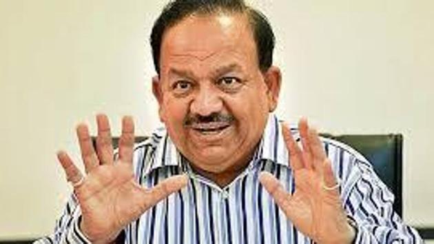 The controversy erupted after Harsh Vardhan, on taking charge of the Union health ministry, on June 5 wrote to the chief ministers of Delhi, Odisha, Telangana, and West Bengal and urged them to join the Government of India’s flagship health protection scheme, Ayushman Bharat, Pradhan Mantri Jan Arogya Yojana. (HTPhoto) The controversy erupted after Harsh Vardhan, on taking charge of the Union health ministry, on June 5 wrote to the chief ministers of Delhi, Odisha, Telangana, and West Bengal and urged them to join the Government of India’s flagship health protection scheme, Ayushman Bharat, Pradhan Mantri Jan Arogya Yojana. (HTPhoto)