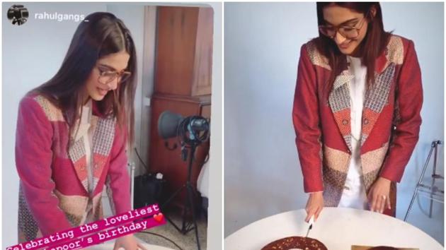 Sonam Kapoor celebrates her 33rd birthday on sets of a magazine photoshoot.