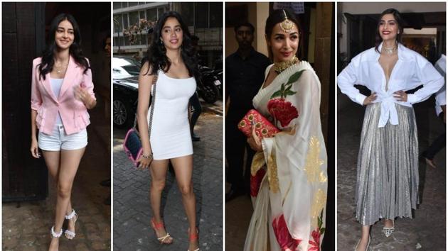 Arjun Kapoor-Malaika Arora, Janhvi Kapoor, Karan Johar, Ananya Panday  attend Sonam Kapoor's birthday bash. See pics | Bollywood