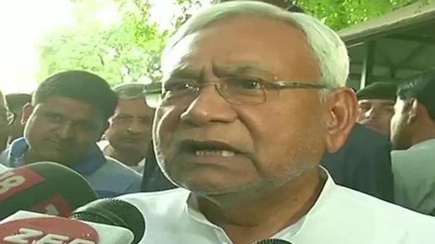 Sunday’s JD-U meeting was chaired by Nitish Kumar and attended by party vice president Prashant Kishor, state presidents and other top leaders, including MPs and MLAs.(ANI))