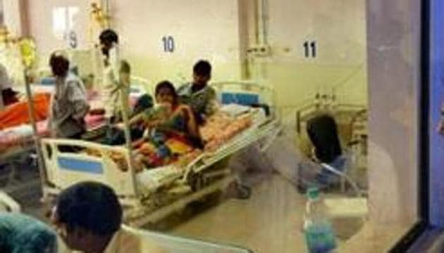 As many as 14 children have died due to Acute Encephalitis Syndrome (AES) in the district while over a dozen are admitted in hospitals with high fever and other symptoms of the infection. (Representative Image) (PTI)