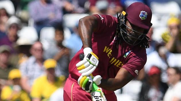 West Indies' Chris Gayle in action.(AFP)