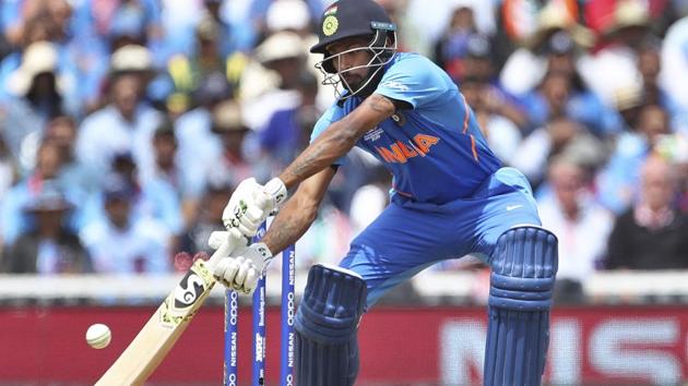 India's Hardik Pandya plays a shot. (AP)