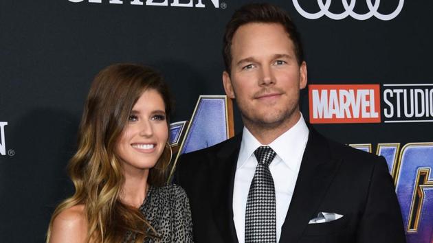 US actor Chris Pratt and US author Katherine Schwarzenegger arrive for the World premiere of Marvel Studios' Avengers: Endgame at the Los Angeles Convention Center on April 22, 2019 in Los Angeles.(AFP)