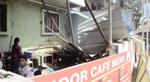 The Pune Metropolitan Region Development Authority (PMRDA) has demolished 118 of the 597 illegal structures it identified in 2018. (HT FILE) The Pune Metropolitan Region Development Authority (PMRDA) has demolished 118 of the 597 illegal structures it identified in 2018. (HT FILE)