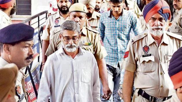 Sanji Ram, one of the six men convicted in the rape and murder of an eight-year-old girl in Kathua in Jammu and Kashmir (Sameer Sehgal/HT Photo) Sanji Ram, one of the six men convicted in the rape and murder of an eight-year-old girl in Kathua in Jammu and Kashmir (Sameer Sehgal/HT Photo)