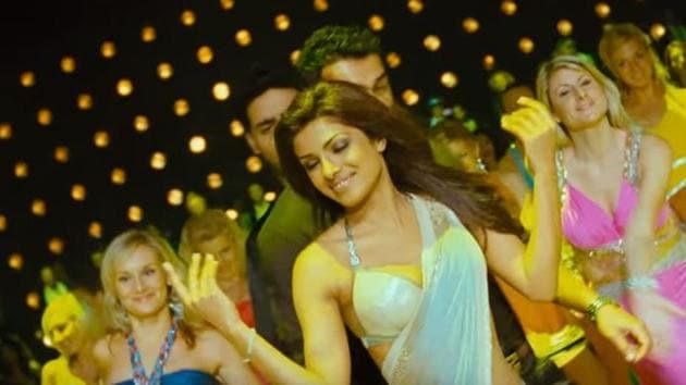 Priyanka Chopra in a still from the Desi Girl video.