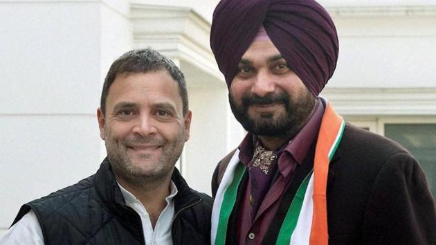Navjot Singh Sidhu, who is at loggerheads with CM Amarinder Singh and was allocated a new portfolio last week, met party President Rahul Gandhi here. He is yet to assume at the new ministry. (PTI photo) Navjot Singh Sidhu, who is at loggerheads with CM Amarinder Singh and was allocated a new portfolio last week, met party President Rahul Gandhi here. He is yet to assume at the new ministry. (PTI photo)