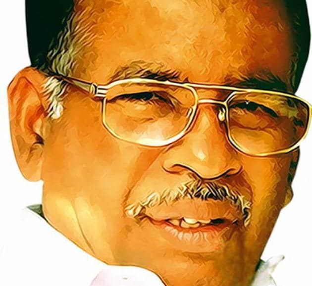 Former Puducherry Chief Minister and DMK veteran RV Janakiraman died in Chennai on Monday morning(ANI/Twitter)