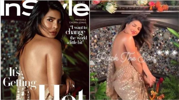 Priyanka Chopra shared several videos on Instagram from her photoshoot for the American magazine.