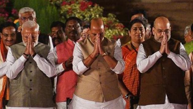 PM Narendra Modi has called a meeting of all secretaries, where he is likely to outline priorities of his government(HT File Photo/Ajay Aggarwal) PM Narendra Modi has called a meeting of all secretaries, where he is likely to outline priorities of his government(HT File Photo/Ajay Aggarwal)