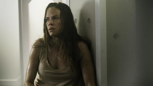 I Am Mother movie review: Hilary Swank in a still from the new Netflix sci-fi thriller.