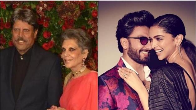 Kapil Dev and Romi attended Deepika Padukone and Ranveer Singh’s wedding reception in November.