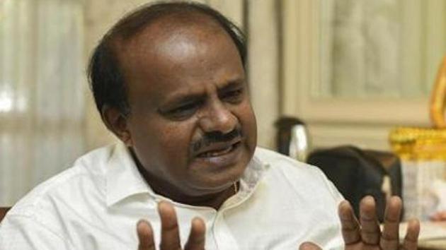 The Bengaluru police arrested two persons for allegedly posting a video abusing chief minister HD Kumaraswamy and his son Nikhil.(AP File Photo)