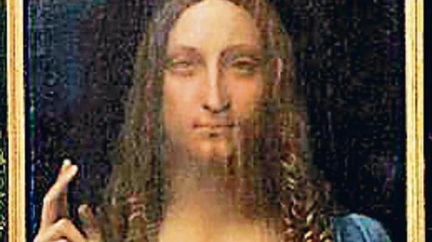 Many art experts are split over whether the painting is genuine, saying it was not painted by the Italian master personally but instead by his workshop.(HT Photo)