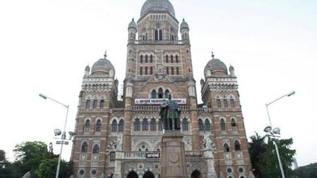 Bombay Municipal corporation headquarters in Mumbai.(Hindustan Times/ Hemant Padalkar)