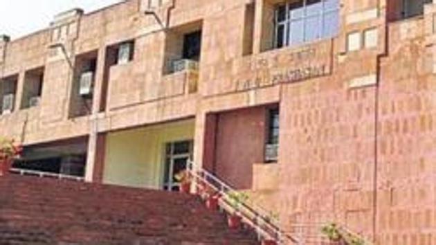 File photo of JNU administrative building. (HT) File photo of JNU administrative building. (HT)