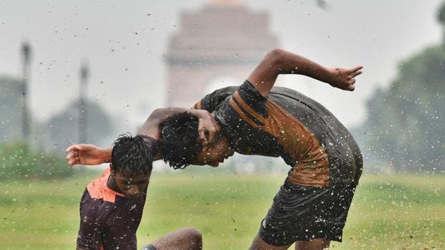 According to private forecaster Skymet, rains are expected to continue bringing the mercury below 40-43 degree Celsius. (Sanchit Khanna/HT File Photo/Representative Image) According to private forecaster Skymet, rains are expected to continue bringing the mercury below 40-43 degree Celsius. (Sanchit Khanna/HT File Photo/Representative Image)