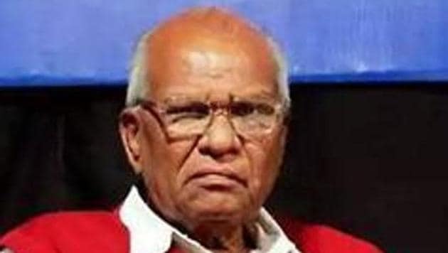 A special team of the Maharashtra police Tuesday arrested right-wing activist Sharad Kalaskar in connection with the killing of veteran Communist leader Govind Pansare(HT File Photo)