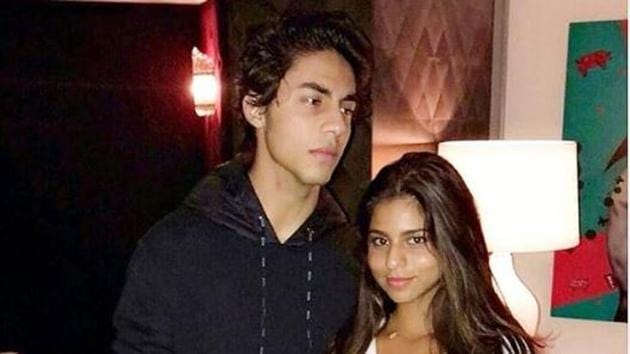 A new picture of Shah Rukh Khan’s kids Suhana Khan and Aryan Khan has surfaced online.(Instagram)