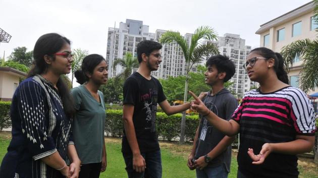 As the declaration of results of Joint Entrance Examination– Advanced (JEE-Advanced) 2019 conducted by IIT Roorkee is just a day away, stress has gripped students here in the Uttar Pradesh capital. (Deepak Gupta /HT photo) As the declaration of results of Joint Entrance Examination– Advanced (JEE-Advanced) 2019 conducted by IIT Roorkee is just a day away, stress has gripped students here in the Uttar Pradesh capital. (Deepak Gupta /HT photo)