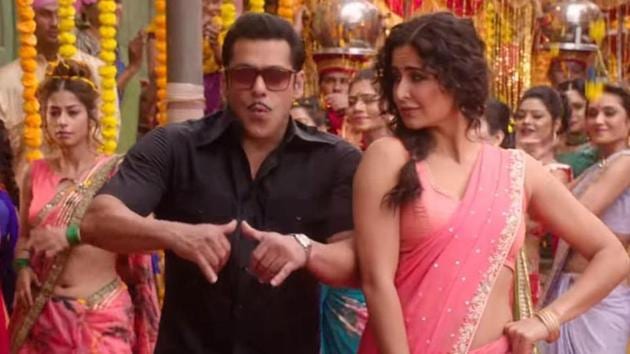 Salman Khan and Katrina Kaif in a still from Bharat.