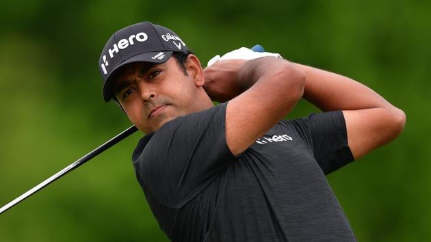 File image of Indian golfer Anirban Lahiri.(AFP)