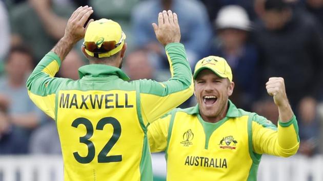 Australia's Glenn Maxwell celebrates with Australia's captain Aaron Finch (AP) Australia's Glenn Maxwell celebrates with Australia's captain Aaron Finch (AP)