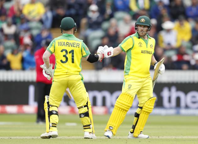 Aaron Finch and David Warner strung a 146-run opening stand for Australia. (AP)