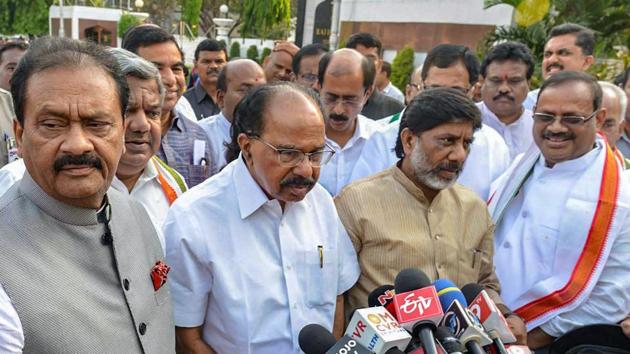 The Congress won 19 seats in the 119-member assembly. (PTI File) The Congress won 19 seats in the 119-member assembly. (PTI File)