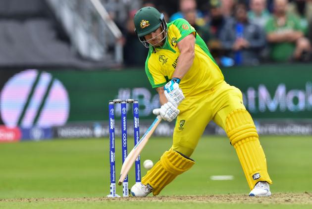Australia’s captain Aaron Finch scored 82 runs off 84 balls. (AFP)