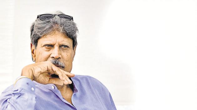 New Delhi, India - June 5, 2019: Former cricketer Kapil Dev on the occasion of World Environment Day, at Indira Paryavaran Bhawan, Jorbagh, in New Delhi, India, on Wednesday, June 5, 2019. (Photo by Biplov Bhuyan/ Hindustan Times)(Biplov Bhuyan/HT PHOTO) New Delhi, India - June 5, 2019: Former cricketer Kapil Dev on the occasion of World Environment Day, at Indira Paryavaran Bhawan, Jorbagh, in New Delhi, India, on Wednesday, June 5, 2019. (Photo by Biplov Bhuyan/ Hindustan Times)(Biplov Bhuyan/HT PHOTO)