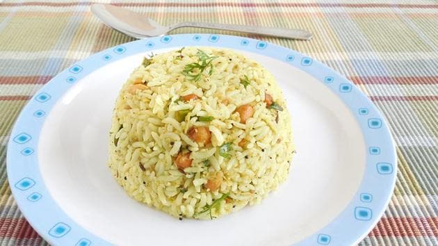 Indian food raw mango rice, which is a traditional and popular dish, is especially made on the festival day of Ugadi.(Getty Images/iStockphoto)