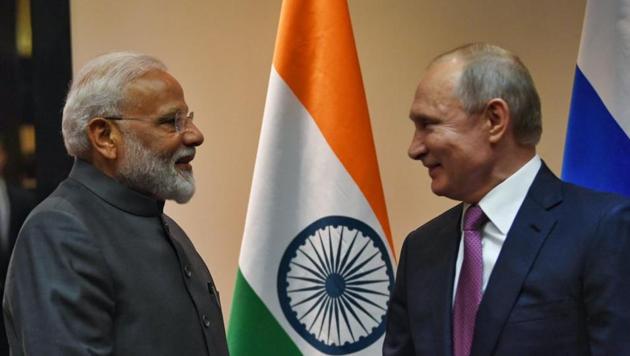 Prime Minister Narendra Modi will visit Russia in early September to be chief guest at the Eastern Economic Forum meeting(Narendra Modi/Twitter)