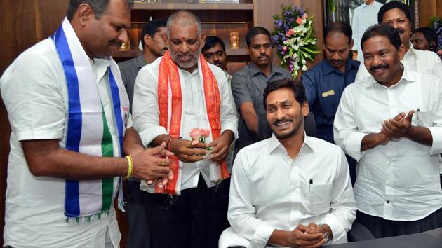 Jagan Mohan Reddy on Thursday announced that he would neither engineer nor encourage defection of any lawmaker from the opposition into his party.(Pic:Style Photo service.)