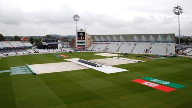 General view before the ICC World Cup 2019 encounter between India and New Zealand.(Action Images via Reuters)