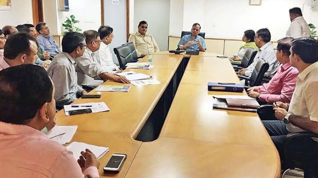 PWD minister Satyendar Jain took stock of ongoing PWD roads and drains related work. He directed senior official to complete desilting of drains under its jurisdiction till 22nd June. (Image: Twitter)