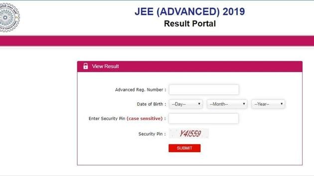 JEE advanced 2019 results declared. Here is the direct link to check.(JEE advanced website)