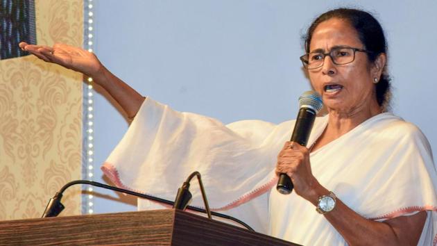 West Bengal Chief Minister Mamata Banerjee Thursday accused the striking junior doctors of the city’s SSKM Hospital of verbally abusing her during her visit there.(PTI)