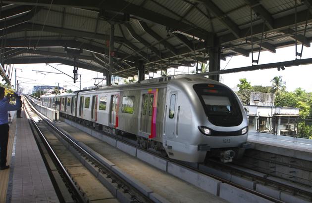 The MMRDA wants to lease plots to fund its metro projects in and around the city.(HT FILE)