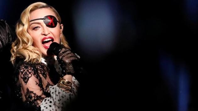 Madonna at the 2019 Billboard Music Awards in Las Vegas, Nevada, U.S., May 1, 2019. She moved to Lisbon last year and the city has influenced her new album hugely. (Mario Anzuoni / REUTERS) Madonna at the 2019 Billboard Music Awards in Las Vegas, Nevada, U.S., May 1, 2019. She moved to Lisbon last year and the city has influenced her new album hugely. (Mario Anzuoni / REUTERS)