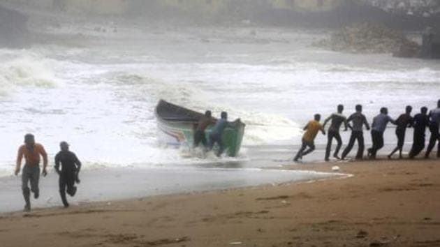Cyclone Vayu will change its path again and is likely to hit Kutch on June 17-18, an official of the ministry of earth sciences said on Friday.(AP Photo)