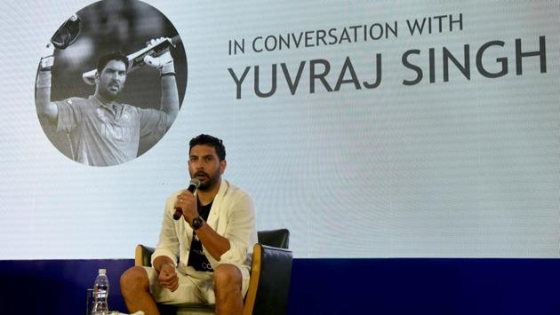 Cricketer Yuvraj Singh announces his retirement at Trident , in Mumbai, Maharashtra. (Bhushan Koyande / HT Photo )