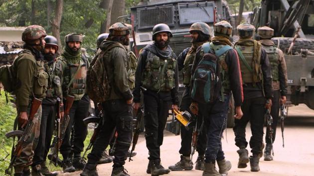 In the deadliest terror attack in the Valley, 40 troopers of the Central Reserve Police Force (CRPF) were killed in a suicide attack in Pulwama in February. Pakistan-based Jaish-e-Mohammed claimed responsibility for the attack. (Image used for representational purpose).(ANI PHOTO)