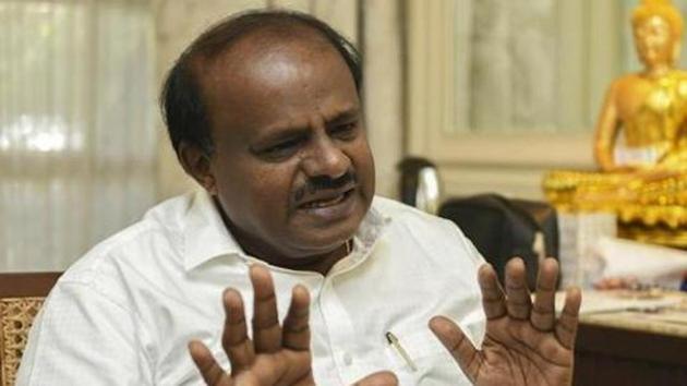 Karnataka chief minister H D Kumaraswamy expanded his cabinet Friday by inducting two Independent MLAs.(AP file photo)