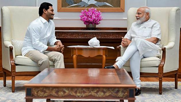 Jaganmohan Reddy tells HT about his plans for the state, his relationship with the Centre, and the upcoming Parliament session.(PTI file photo)