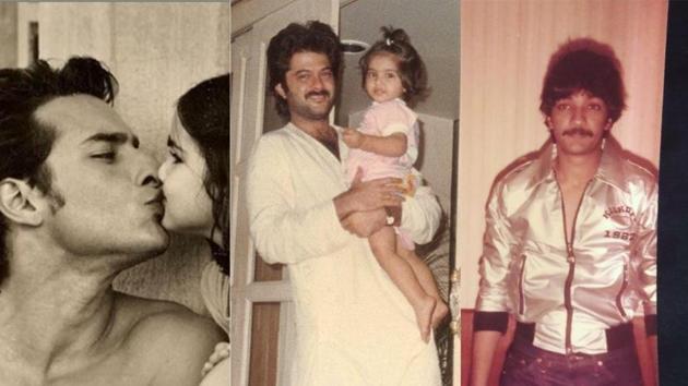 Father’s Day 2019: Anil Kapoor, Saif Ali Khan pose with their daughters when they were younger and Ranveer Singh shared a picture of his father from his youth.