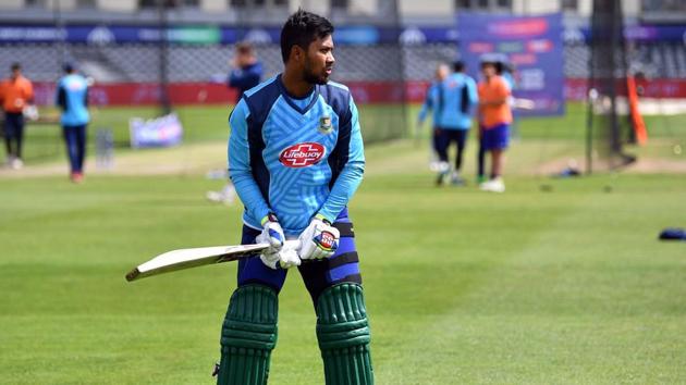 Bangladesh's Sabbir Rahman attends a training session at Bristol County Ground in Bristol. (AFP) Bangladesh's Sabbir Rahman attends a training session at Bristol County Ground in Bristol. (AFP)