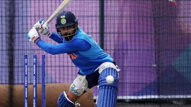 India's Virat Kohli during nets. (Reuters)